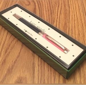Kate Spade Pink and Navy Ballpoint Pen NIB